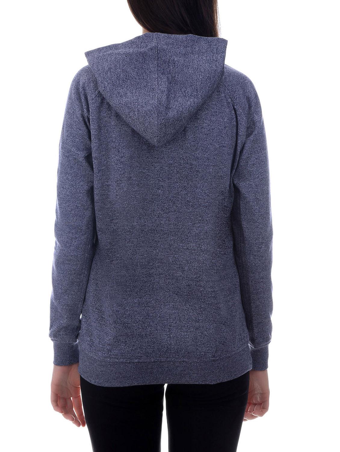 blue fleece hooded sweatshirt - 12895085 - Zoom Image - 4