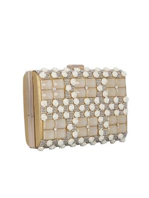 gold metal clutch - 12895099 - Standard Image - 5