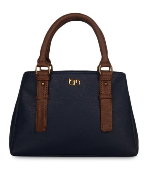 navy blue leatherette handbag - 1289649 - Very Small Image - 1