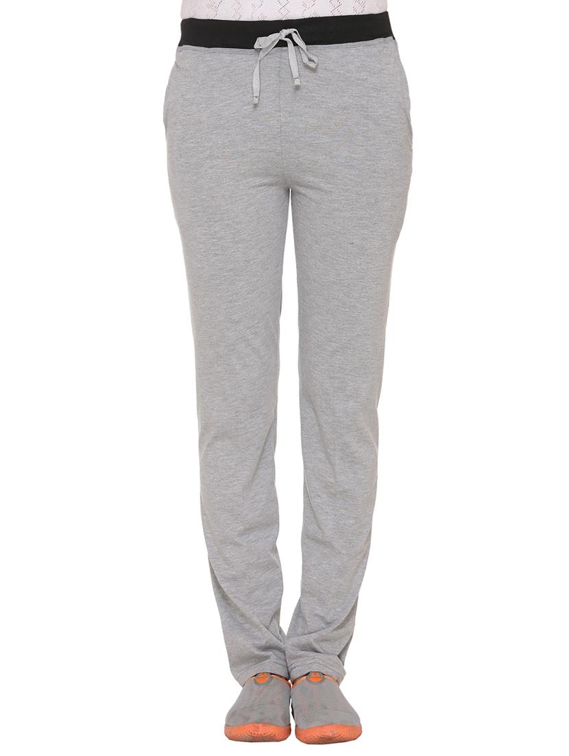 grey cotton track pant - 12900729 - Zoom Image - 1