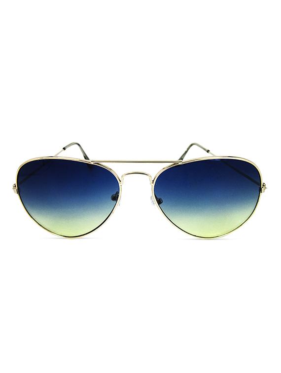 green and blue uv protected aviators - 1290587 - Zoom Image - 1
