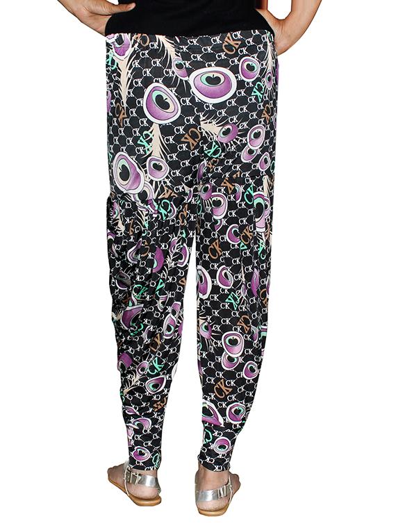 multi colored viscose harem salwar - 12906726 - Zoom Image - 3