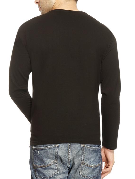 black cotton tshirt - 12908424 - Zoom Image - 3