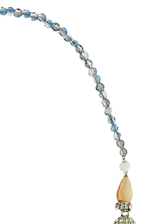 crystal collection stones embellished multicolor necklace for women - 12908866 - Zoom Image - 3