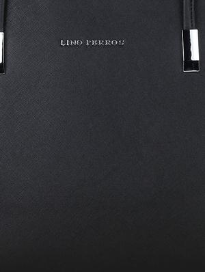 black leatherette handbag - 12909876 - Standard Image - 4