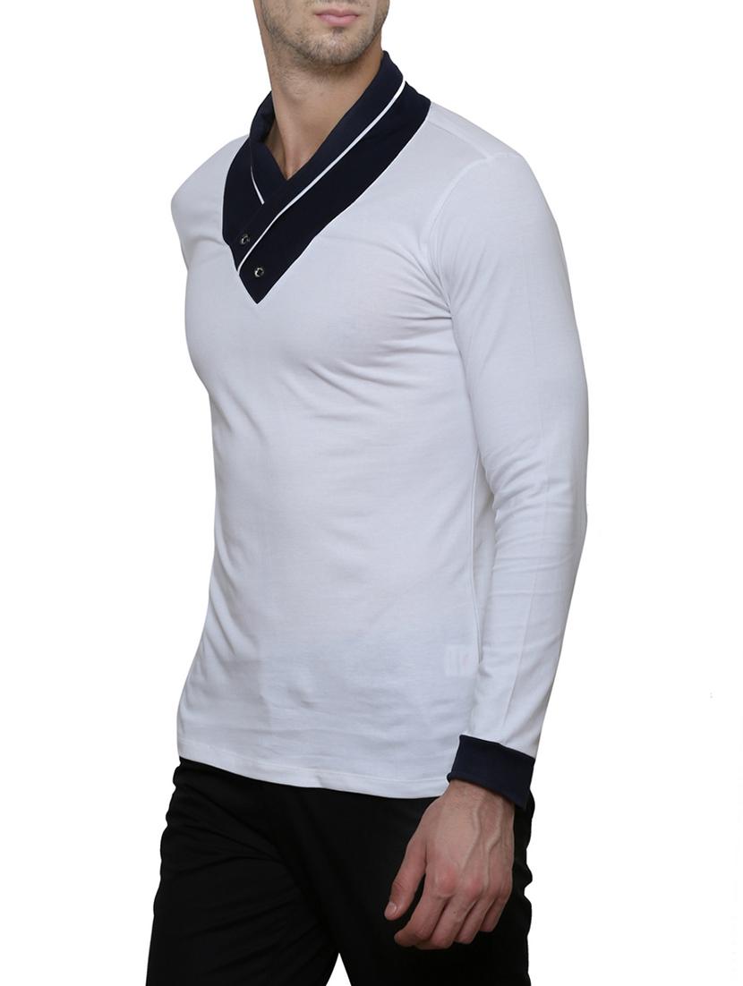 white cotton t-shirt - 12911268 - Zoom Image - 2