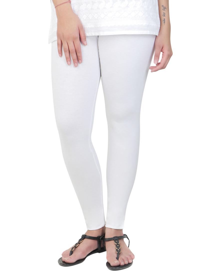 white cotton leggings - 12911991 - Zoom Image - 1