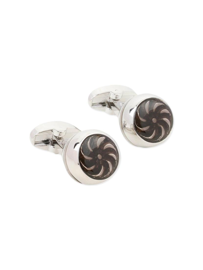brown metal cufflink - 12913216 - Zoom Image - 1