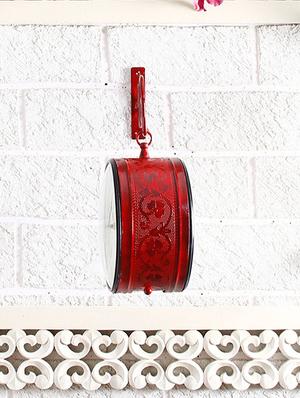 red brass plated double sided station clock - 1292807 - Standard Image - 3