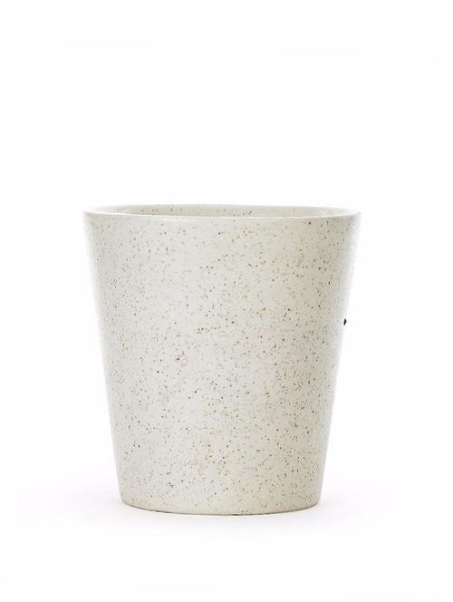off-white ceramic matt bucket planter - 1292819 - Very Small Image - 1