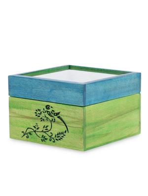 blue & green wooden tea box - 1292835 - Standard Image - 3
