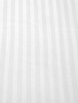 self stripe 300 tc premium cotton satin white bed sheet set - 12941988 - Standard Image - 5