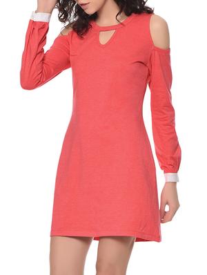 pink jersey dress - 12943868 - Standard Image - 2