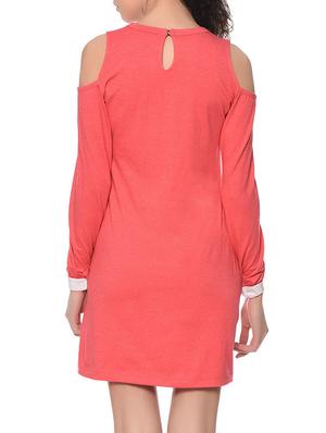 pink jersey dress - 12943868 - Standard Image - 3