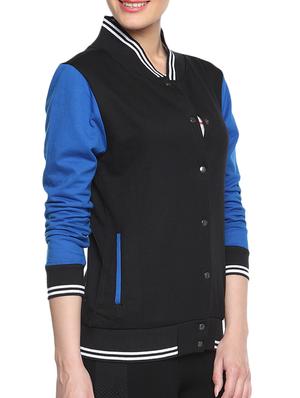 color block varsity jacket - 1294515 - Standard Image - 2