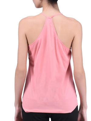 pink plain poly crepe cami - 1294686 - Standard Image - 3