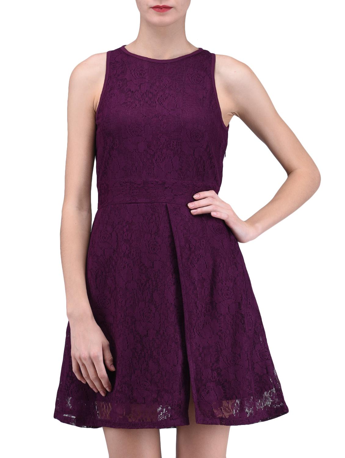 floral laced flared dress - 1294694 - Zoom Image - 1