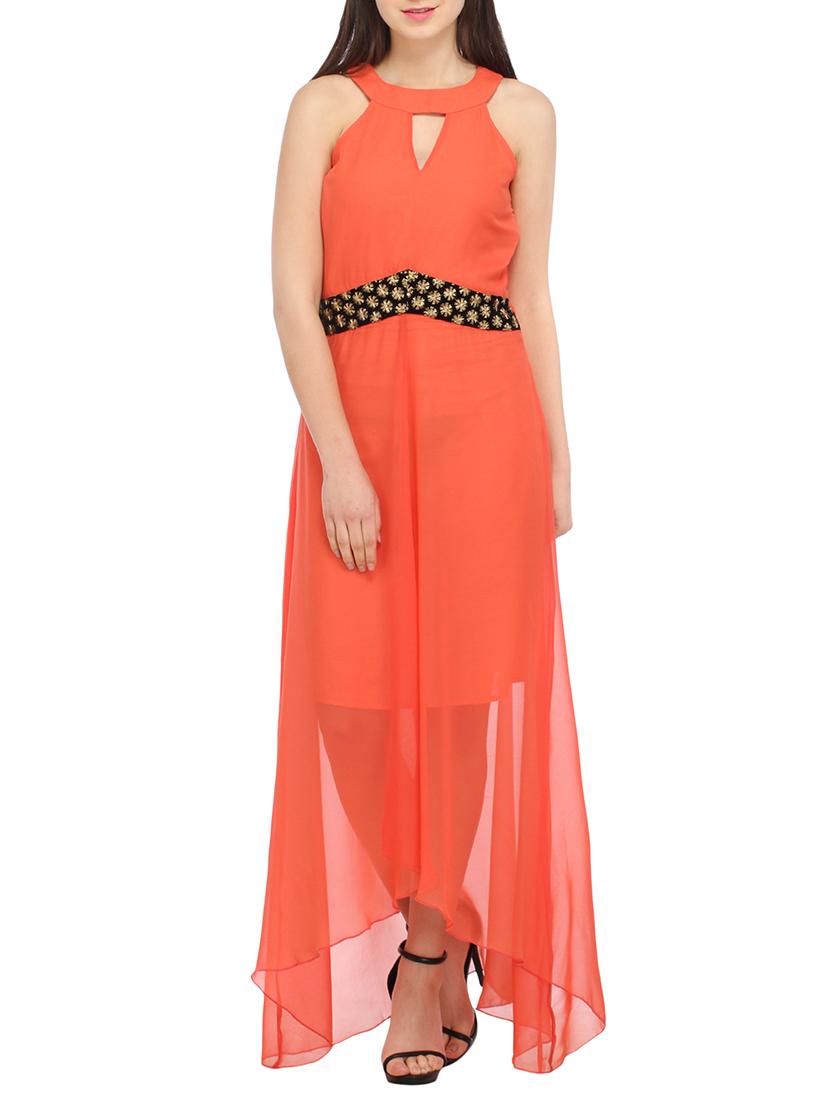 embellished panel asymmetric dress - 12949352 - Zoom Image - 1
