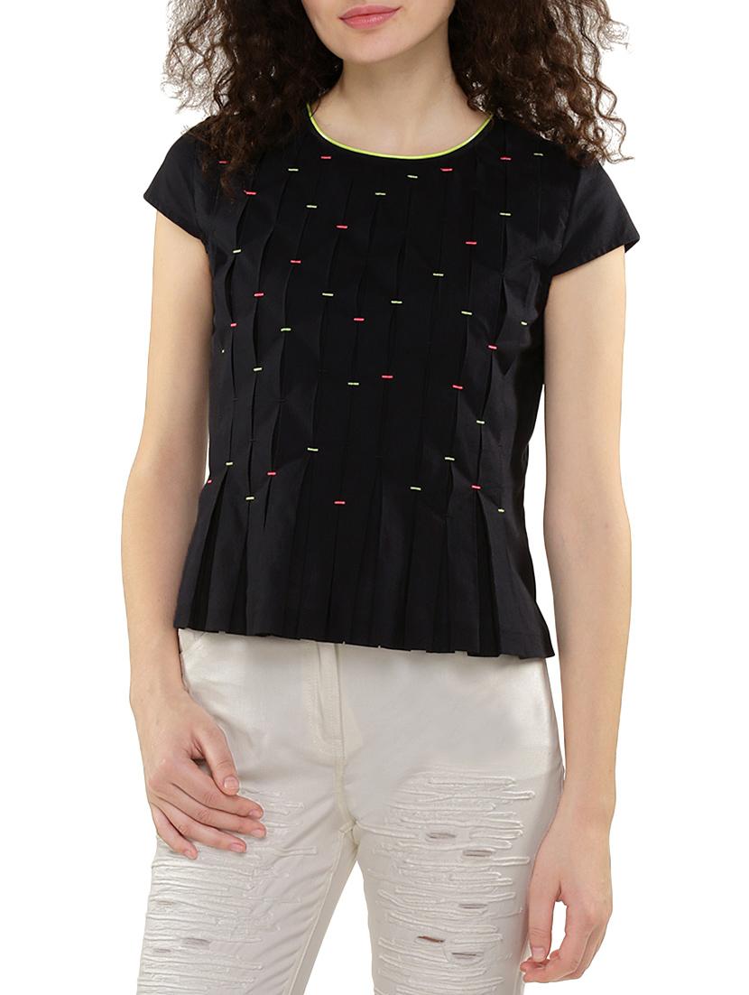 black cotton regular top - 12953695 - Zoom Image - 1