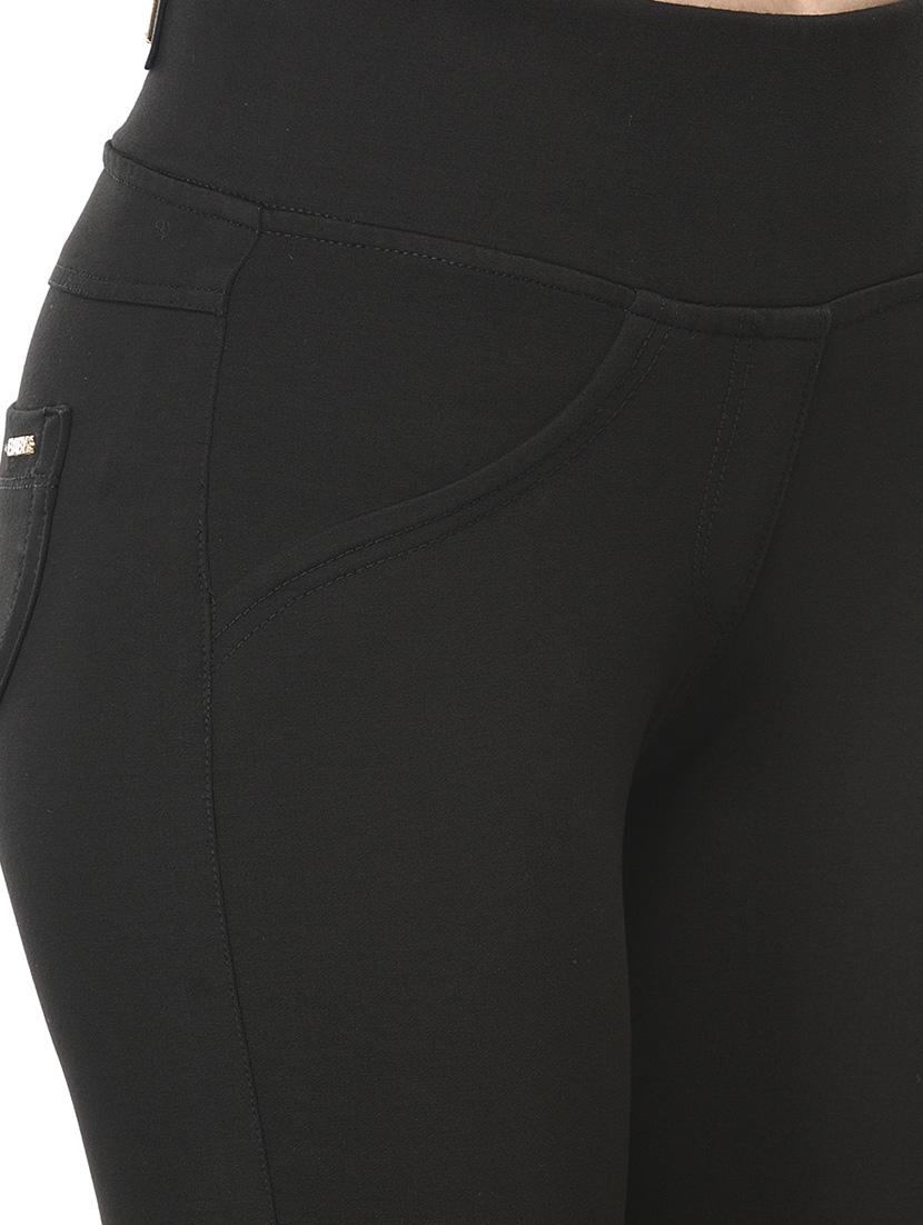 black cotton jeggings - 12954072 - Zoom Image - 4
