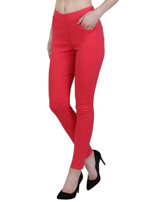 coral cotton jegging - 12958422 - Standard Image - 2