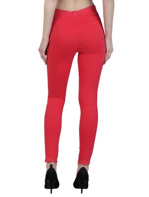 coral cotton jegging - 12958422 - Standard Image - 3