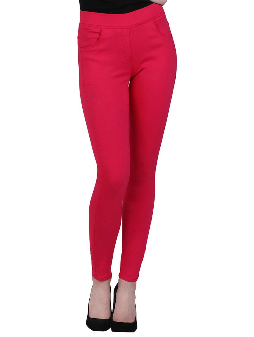 red cotton jegging - 12958438 - Zoom Image - 1