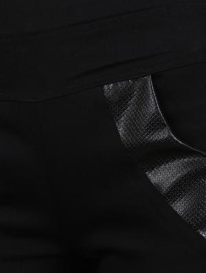 black cotton jeggings - 12958467 - Standard Image - 4