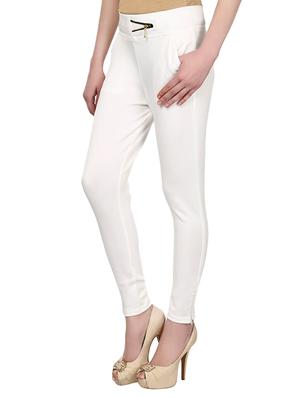 cream cotton jegging - 12958476 - Standard Image - 2