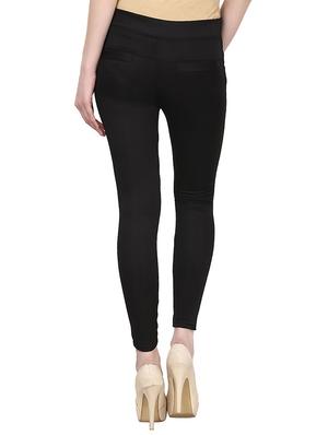black cotton jeggings - 12958511 - Standard Image - 3