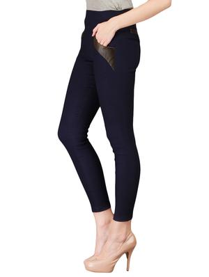 navy blue cotton jegging - 12958515 - Standard Image - 2