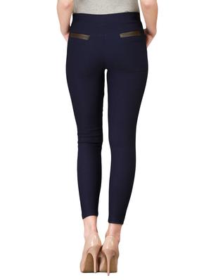 navy blue cotton jegging - 12958515 - Standard Image - 3