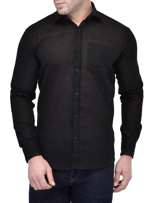 mens solid casual shirt - 12959919 -  Standard Image - 0