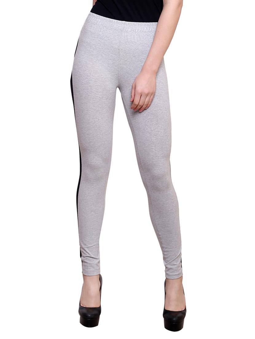 grey cotton leggings - 12961126 - Zoom Image - 1