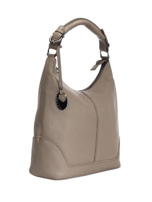 grey leather handbag - 12966744 - Standard Image - 5