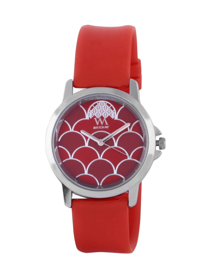 wm red women silicone swiss wrist watch wm-092-rx - 12987443 - Zoom Image - 1
