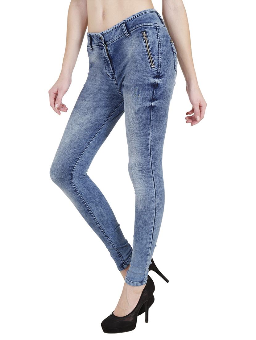 blue denim slim fit jean - 12989190 - Zoom Image - 2