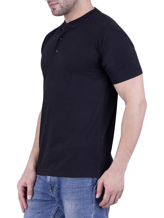 black cotton tshirt - 12989284 - Zoom Image - 2
