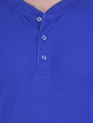 blue cotton tshirt - 12989289 - Standard Image - 4