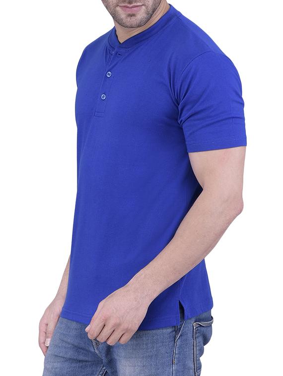 blue cotton tshirt - 12989289 - Zoom Image - 2