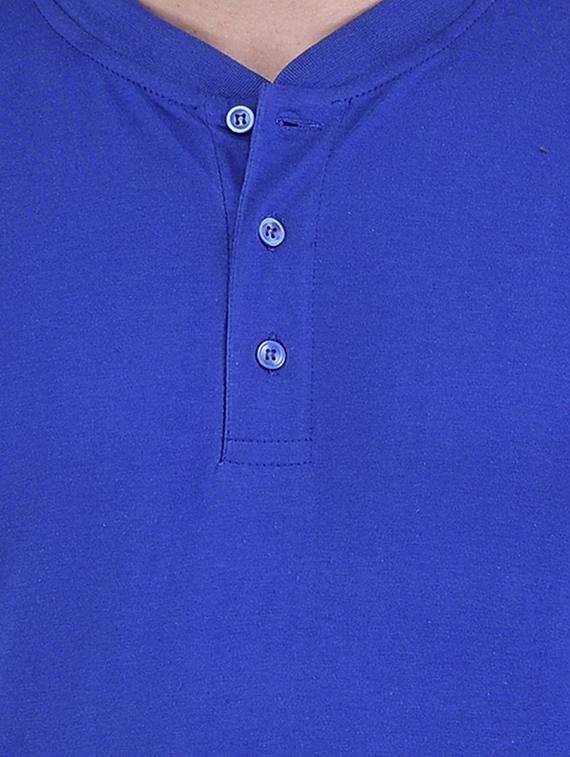 blue cotton tshirt - 12989289 - Zoom Image - 4