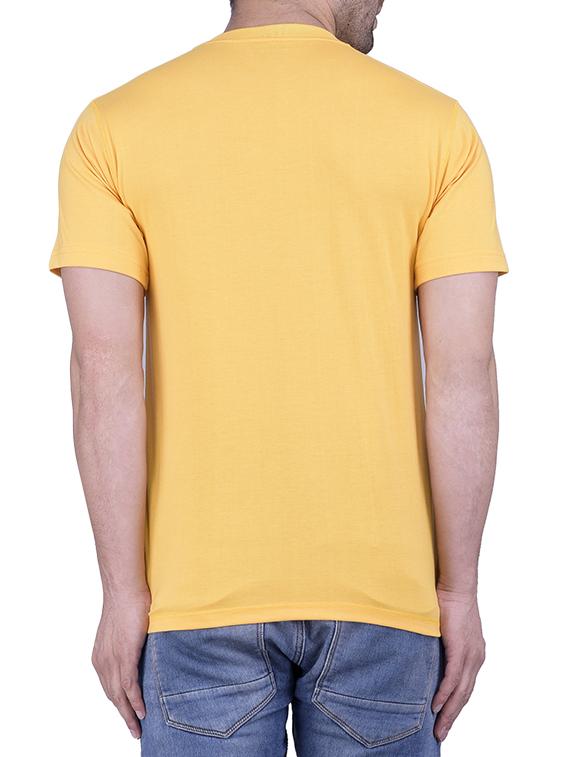 yellow cotton tshirt - 12989291 - Zoom Image - 3
