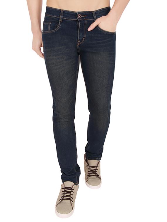 blue light washed denim jeans - 12990516 - Zoom Image - 1