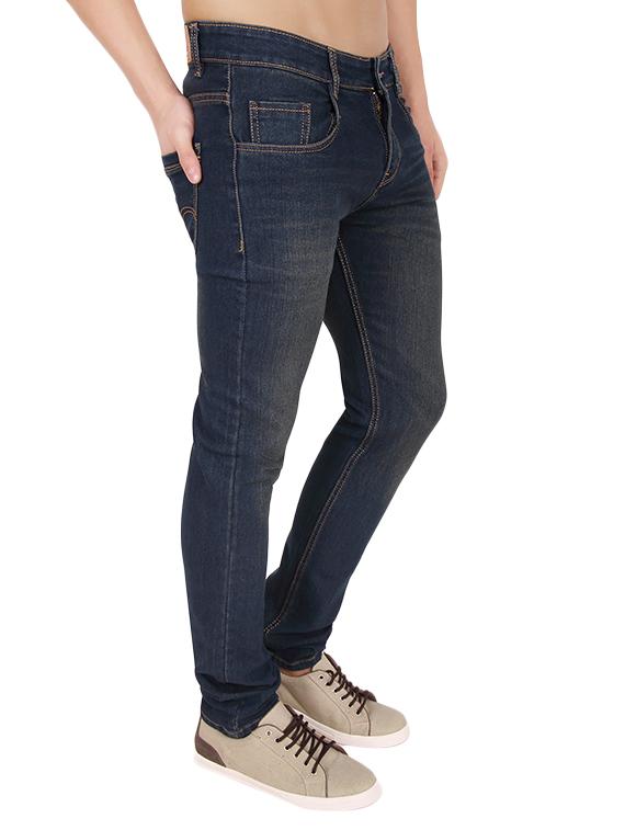 blue light washed denim jeans - 12990516 - Zoom Image - 2