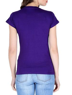 dark blue cotton regular tee - 12992160 - Standard Image - 3