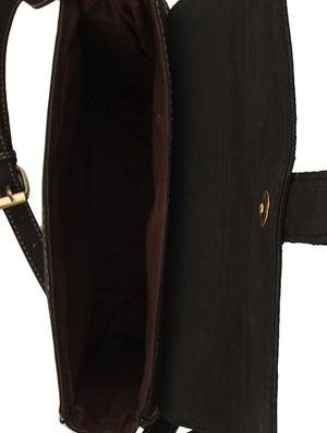 dark brown leather sling bag - 12992673 - Standard Image - 3