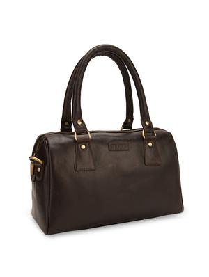 dark brown pure leather travel bag - 12992675 - Standard Image - 5