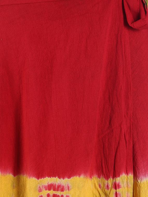 multi colored cotton wrap skirts - 12994516 - Zoom Image - 4