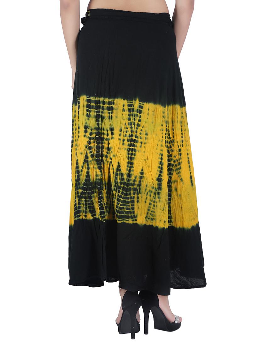 multi colored cotton wrap skirts - 12994519 - Zoom Image - 3