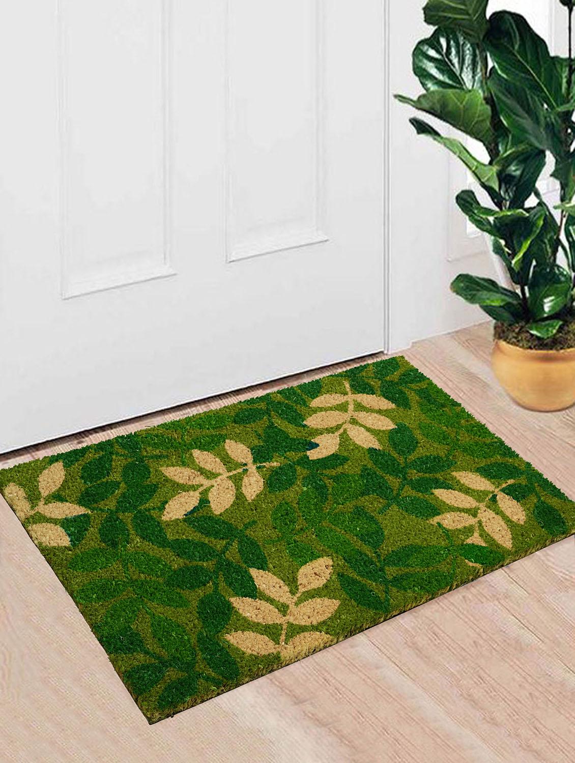 saral home premium quality heavy duty coir mat -45x60 cm